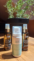 Kit Bronzage BIO - Huile de Plage + Monoï SPF30 + Gel Après Soleil