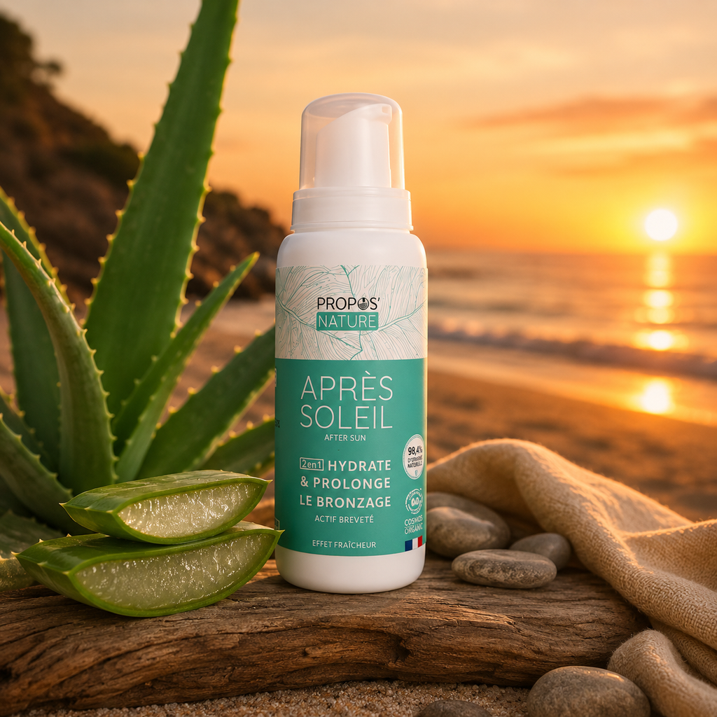 Kit Bronzage BIO - Huile de Plage + Monoï SPF30 + Gel Après Soleil