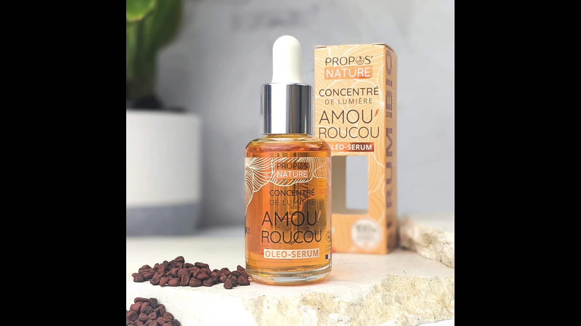 Concentré de lumière Bio Amou'Roucou - Bêta-carotène - Éclat & Bronzage - 30ml