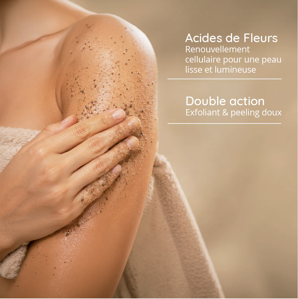 Gommage Corps Bio Amou'Roucou - Exfoliant & Peeling - Roucou, Acides de Fleurs & Carotte - 200ml