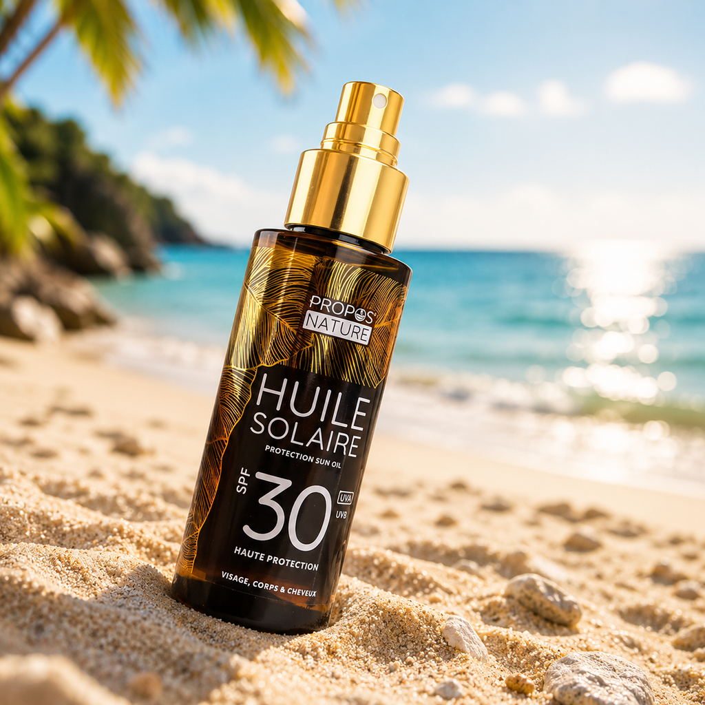 Kit Bronzage BIO - Huile de Plage + Monoï SPF30 + Gel Après Soleil