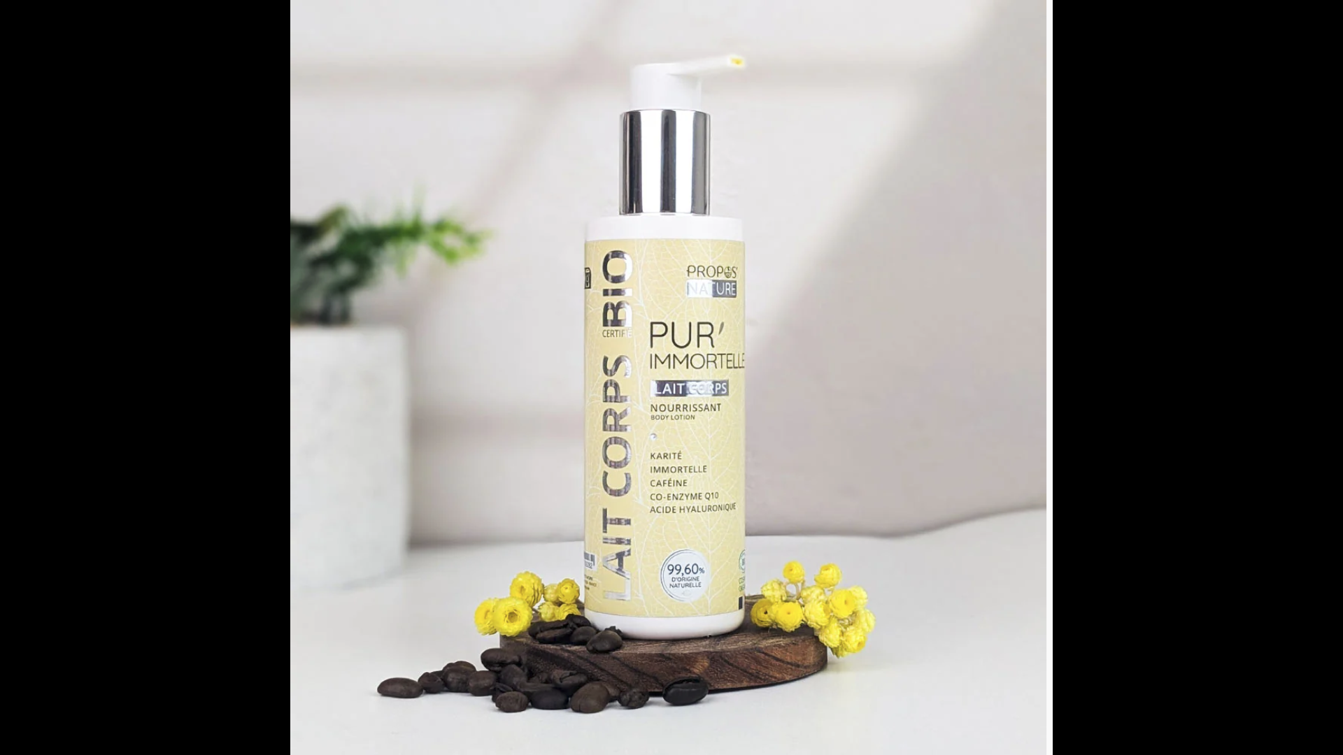 Lait Corps Raffermissant Pur'Immortelle BIO - Coenzyme Q10 - Caféine - 200ml