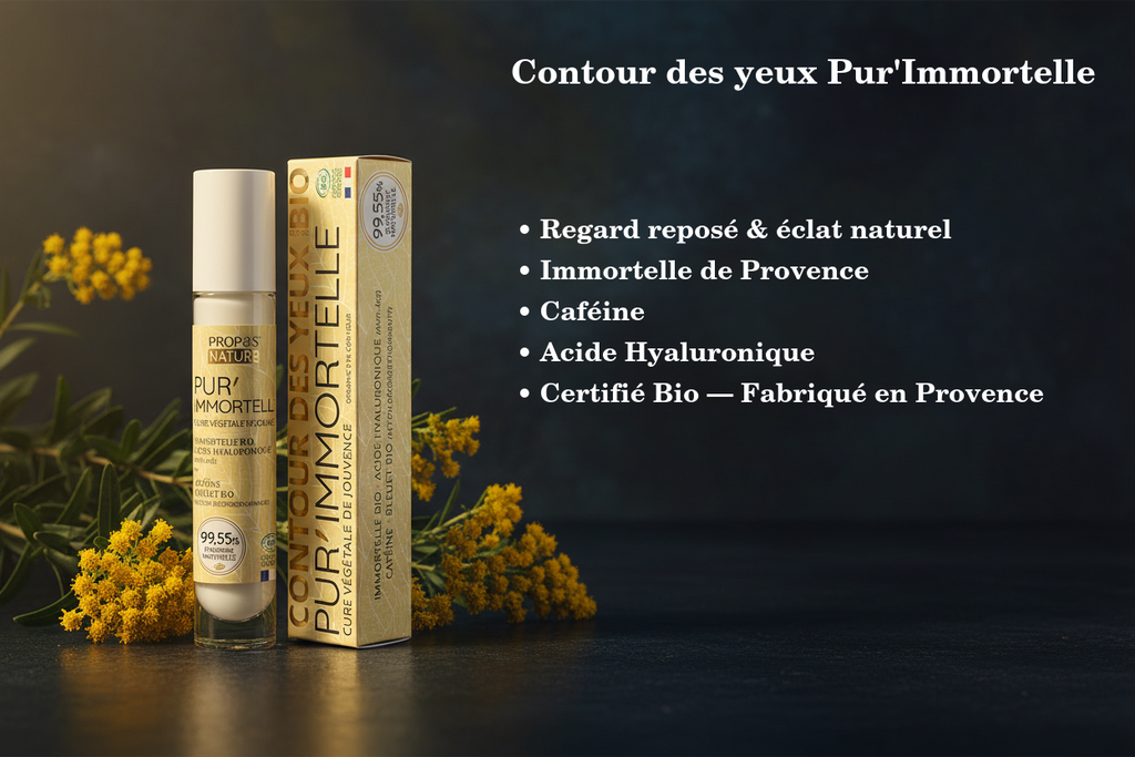Contorno occhi Pur’Immortelle BIO 15 ml - Fabbricato in Francia
