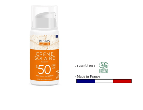 Crème solaire BIO 100% naturelle 100 ml – Fabriqué en France - Soin Corps BIO fabriqué en France - D.Crouzet