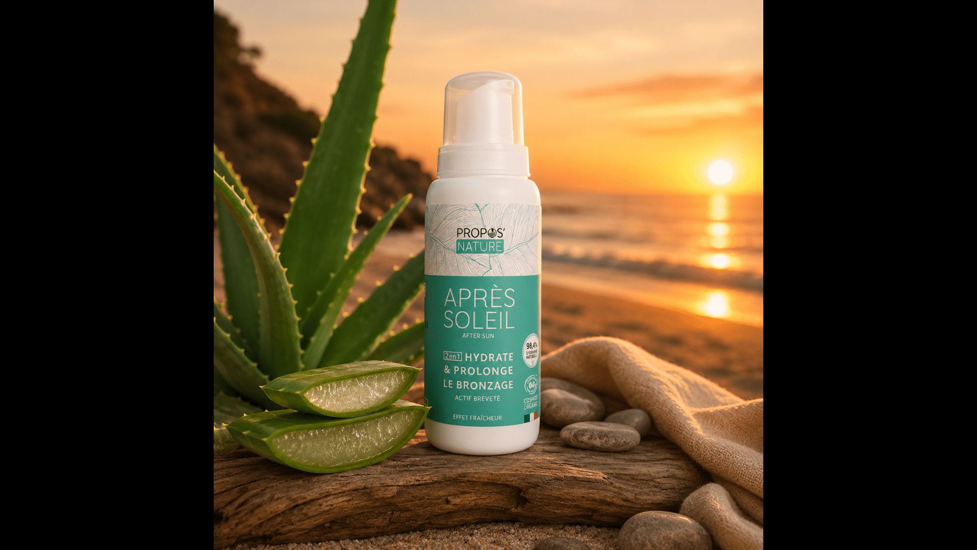 Gel après soleil BIO 100 ml - Fabriqué en France - Soin Corps BIO fabriqué en France - D.Crouzet
