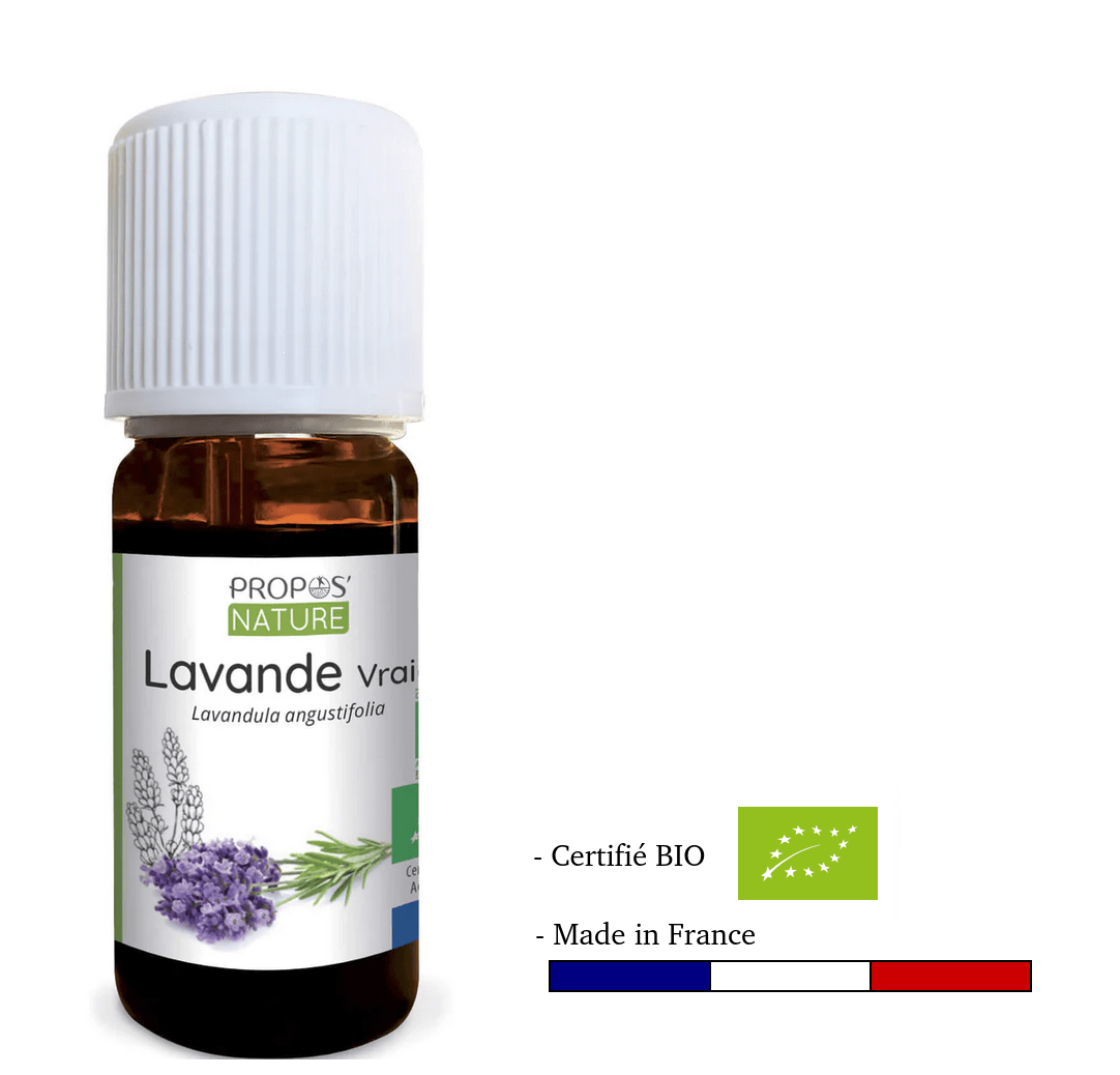 Huile essentielle de Lavande vraie BIO 10 ml - Fabriqué en France - Huile essentielle BIO fabriqué en France - D.Crouzet