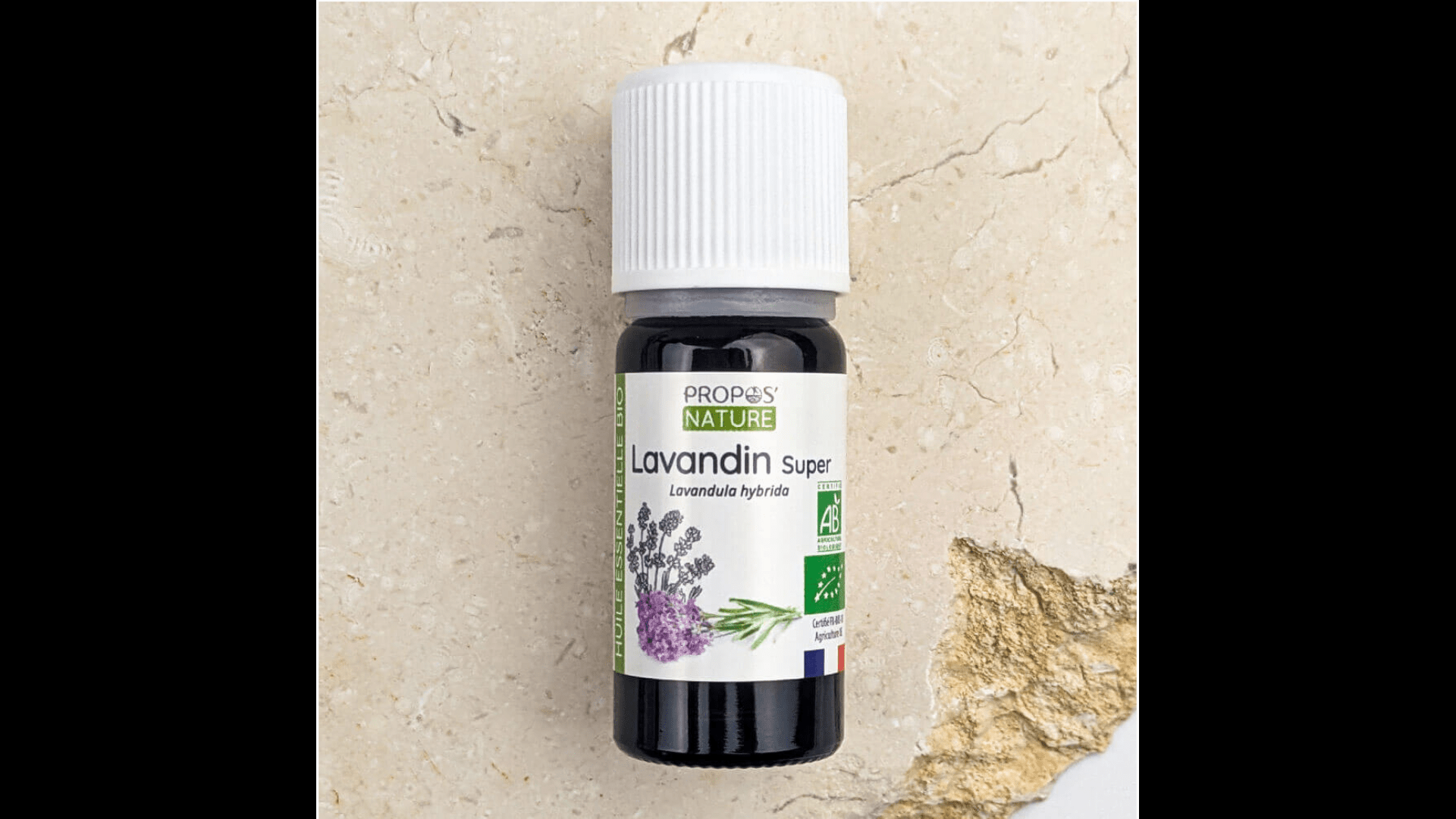Huile essentielle de Lavandin super Bio 10 ml - HEBBD - Huile essentielle BIO fabriqué en France - D.Crouzet