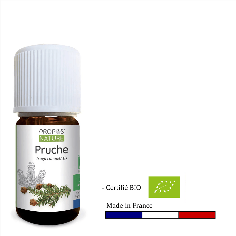 Huile essentielle de Pruche Bio 5 ml - Fabriqué en France - Huile essentielle BIO fabriqué en France - D.Crouzet
