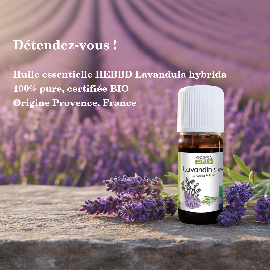 Olio essenziale di Lavandino super BIO 10 ml - HEBBD