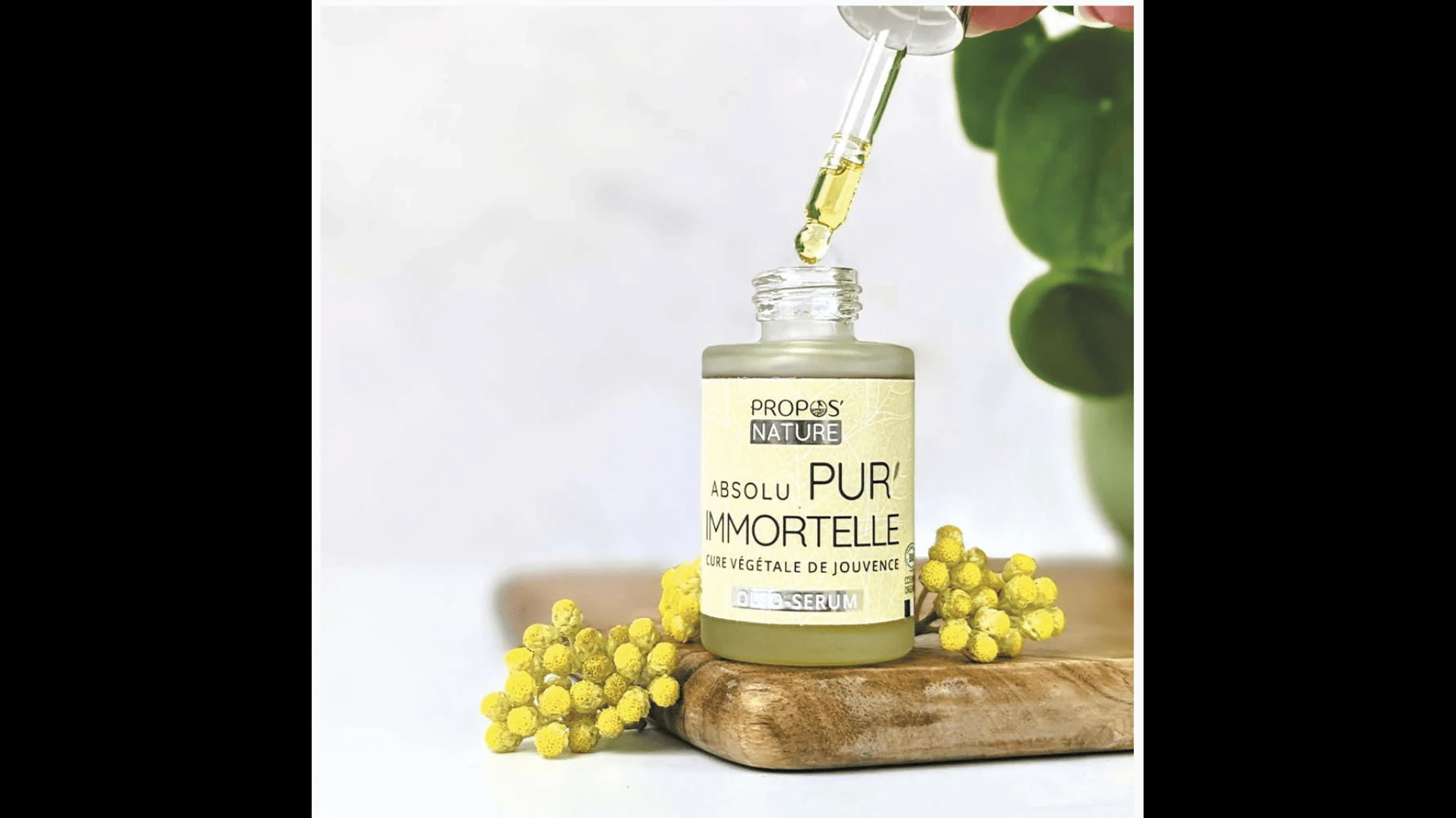 Oleo-sérum Absolu d'Immortelle 30 ml BIO - Fabriqué en France - Sérum visage BIO fabriqué en France - D.Crouzet