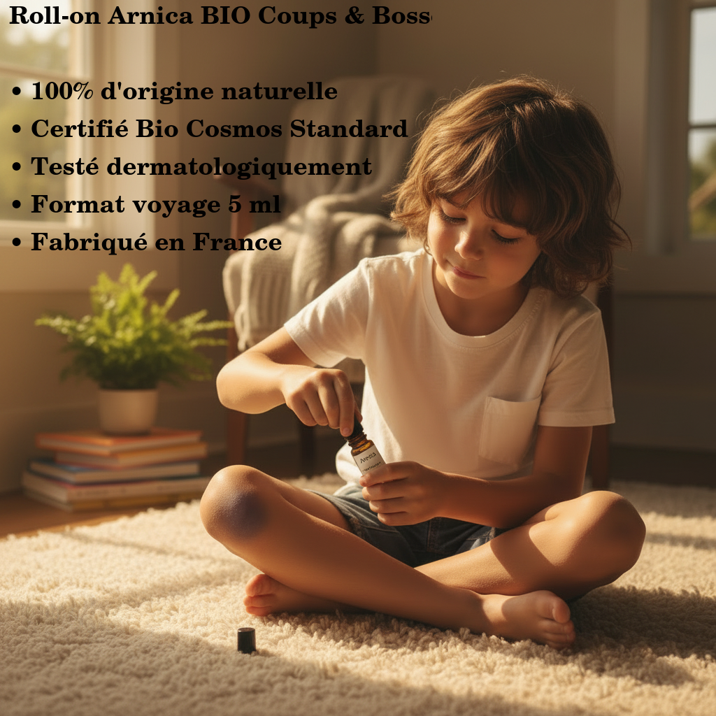 Roll-on Coups & Bosses Arnica Bio 5 ml - Fabriqué en France