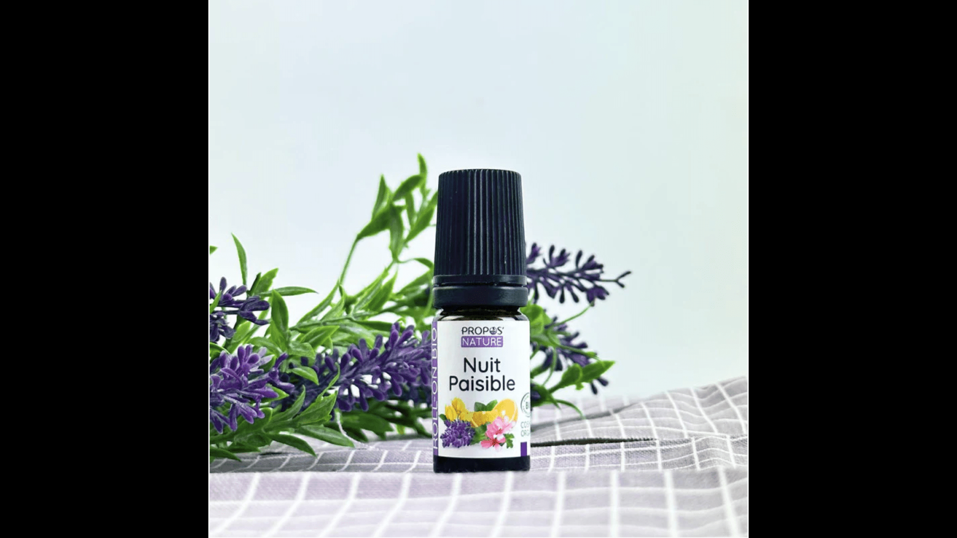 Roll-on aroma Bio Nuit paisible - Huiles essentielles BIO 5 ml - Fabriqué en France - Roll-on aromathérapie BIO fabriqué en France - D.Crouzet