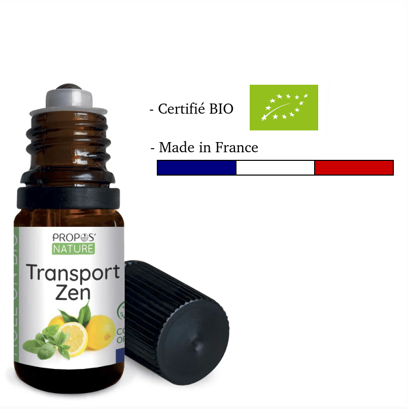 Roll-on Transport Zen HE Bio 5 ml - Mal des transports - Soin naturel BIO fabriqué en France - D.Crouzet