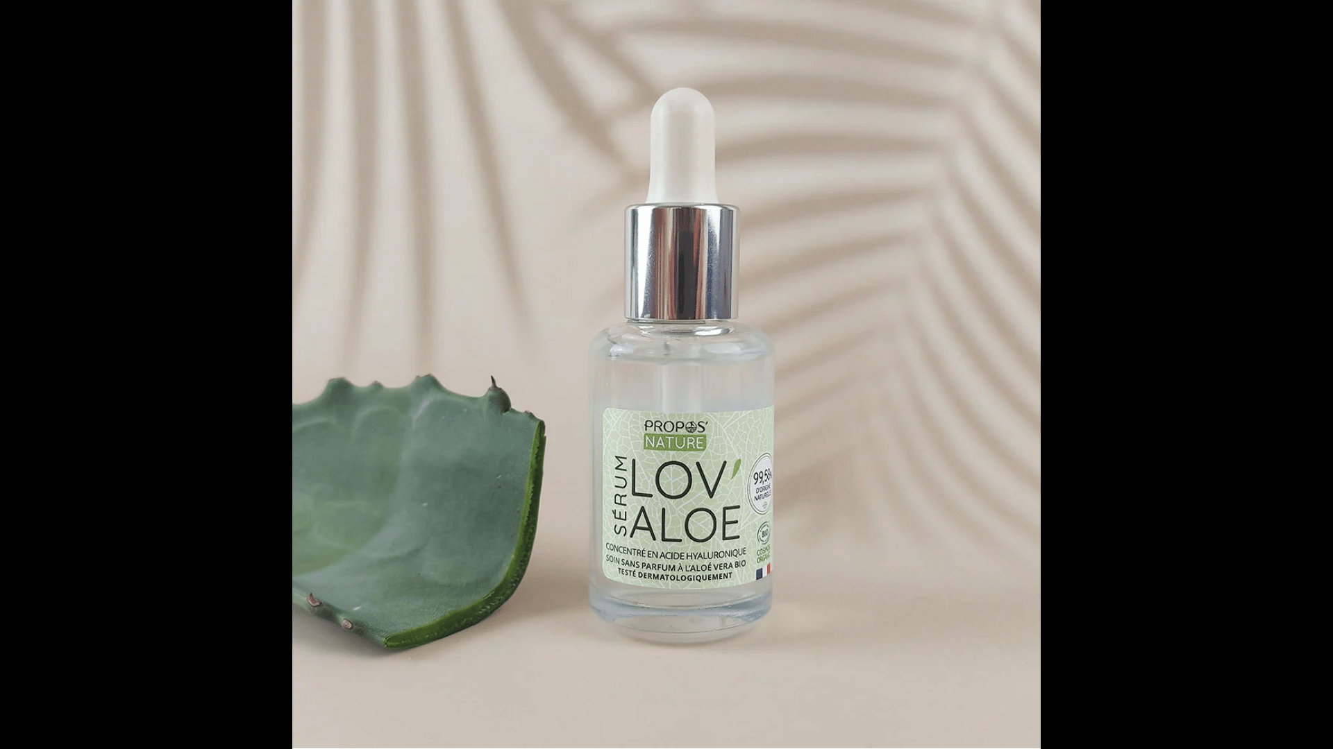 Sérum Lov'Aloe Hydratant & Anti-âge BIO 30 ml - Fabriqué en France - Soin visage BIO fabriqué en France - D.Crouzet