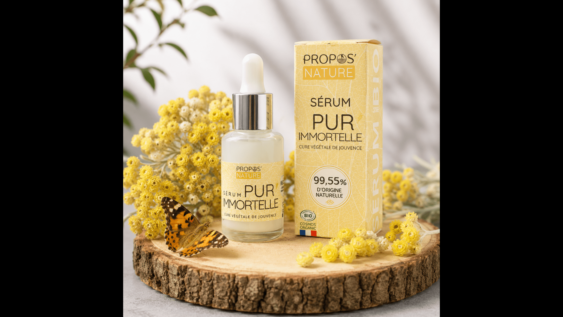 Sérum raffermissant Pur’Immortelle BIO 50 ml - Fabriqué en France - Soin visage BIO fabriqué en France - D.Crouzet